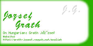 jozsef grath business card